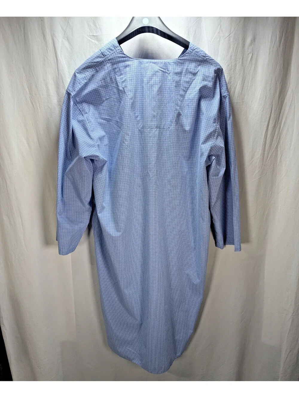 Stafford Sleepwear XXL Regular Fit Sleepshirt Blue Check Pajamas PJ's Comfy